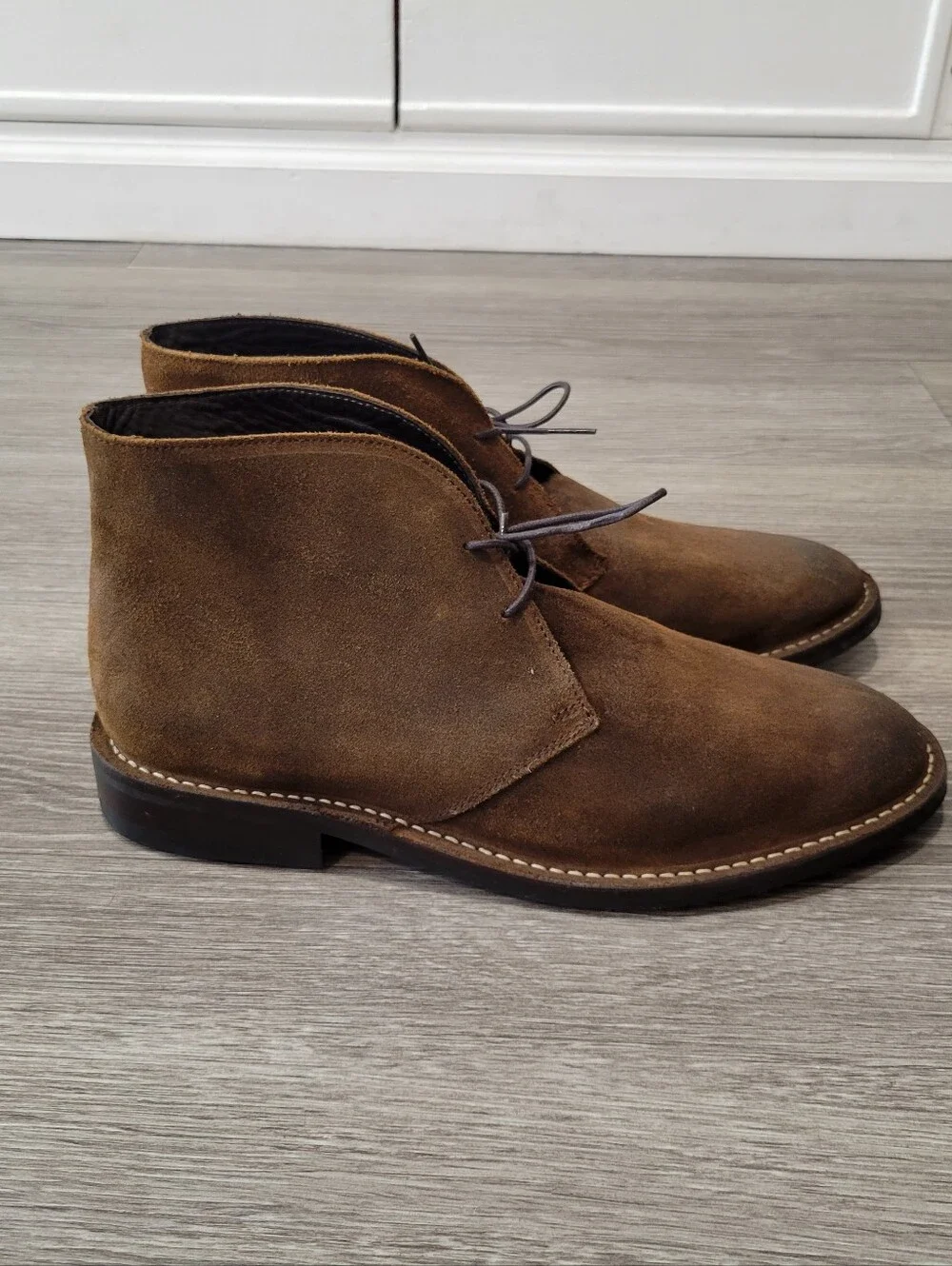 Thursday Boots Co. Mocha Brown Suede Scout Chukka Rustic Boots Size 12